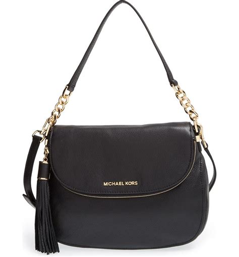 michael kors bedford medium tassle convertible shoulder bag in luggage|Michael Kors Bedford Tassle Convertible Medium Shoulder Bag.